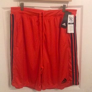 NWT Men’s Adidas D2M 3S Short XL MSRP $30 Orange